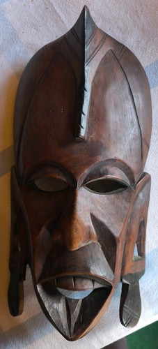 Holzmaske afrikanisch - holzmaske,
