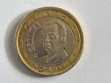 1 EURO MÜNZE SPANIEN VON 1999 - SEHR SELTENE UMLAUFMÜNZE, VERKAUF VON PRIVAT !