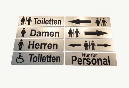 Toilettenschild türschild - toilettenschild,