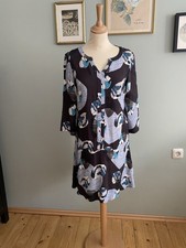 White Stuff Kleid Tunikastil Gr  34/ XS blaue gemustert