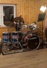 Schlagzeug Set - Alle Teile auf Den Bildern + Schlagzeugstöcke Set