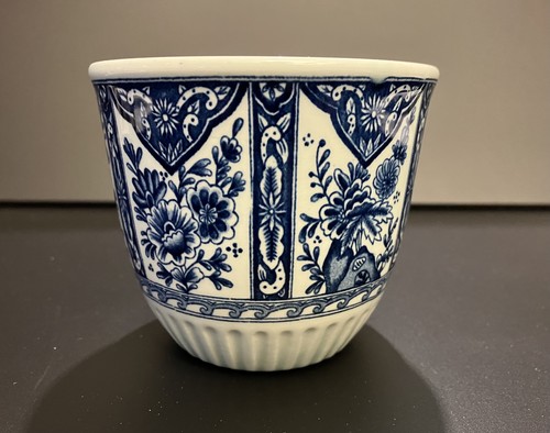 Kleiner delfter blauer topf - blauer,