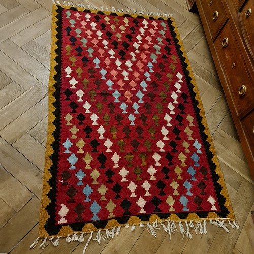 Retro kelim teppich - c,a,9),