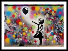 Banksy Wanddruck Geschenk