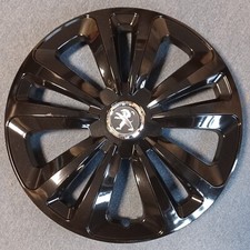 4 Alu-Design Radkappen TERRA RING schwarz 14 Zoll Peugeot