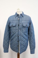 Scotch & Soda Herren Leinen Jacke Übergangsjacke Blau Gr.S Neu