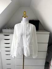 Zara Bluse Lochspitze