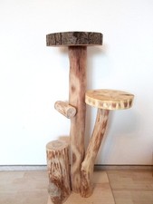 Katzenbaum Kratzbaum Baumstamm Natur Holz Robinie Unikat Handmade Balkon 1,10m