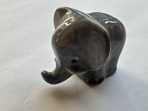 Elefant stein figur handbemalt - figur,