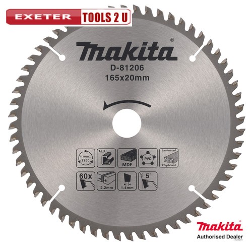 Makita 165x20mm 60t tct - 165x20mm,