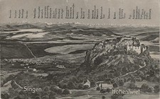Panoramakarte, Hohentwiel - nicht gelaufen
