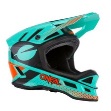 ONEAL Blade Ace MTB Helm mint orange schwarz Mountainbike Fullface Downhill