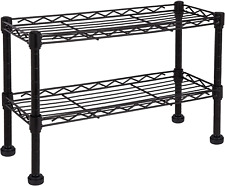 ONVAYA® Gewürzregal | schwarz | freistehend | Regal | Küchen-Organizer | Ablage