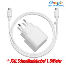 Original Google Pixel 3a 3a XL 3 3XL Usb Typ C Schnell Ladegerät Ladekabel 1,8