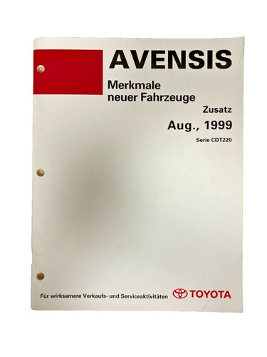 Toyota avensis merkmale neuer - toyota,