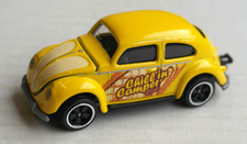 Majorette VW Volkswagen Käfer Beetle gelb Chill´in Camper Club Oldtimer yellow