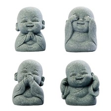 4-in-1 Laughing Buddha Statue
