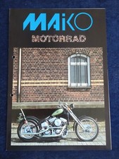 Maiko Motorrad Teile und Rahmen Kit Prospekt gelocht