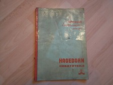 Hagedorn Ladewagen Typ LWT Ersatzteile Ersatzteilliste
