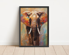 Elefant Wandbild Kunstdruck