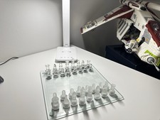 Glas Schachspiel Vollständig