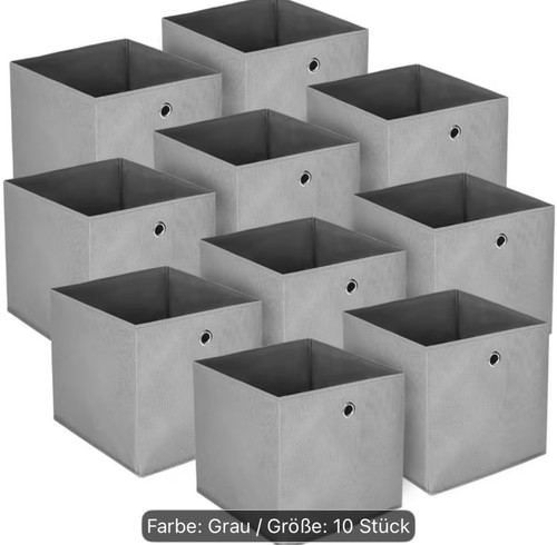 10er set faltbox - set, 32x32x32cm