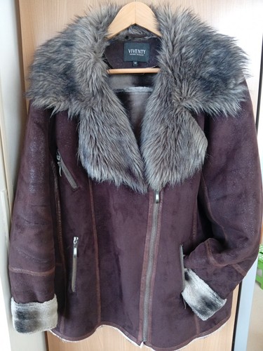 Winterjacken lederoptik - winterjacken, in
