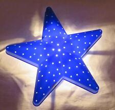 Wandlampe * Nachtlicht * Blauer Stern * Kinderzimmer-Lampe * 27 cm 