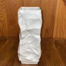 Vase weiß Bisquitporzellan