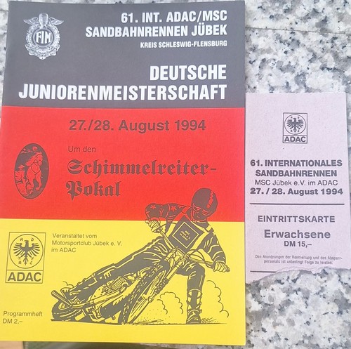 Programm ticket speedway - programm,