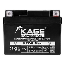 Batterie GEL KAGE YB4L-B