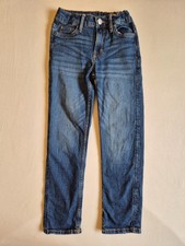Jeans Hose H&M Gr. 134 blau  verstellbarer  Bund