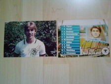 Bodo Illgner und Knäbel , Autogrammfotos  , original signiert !!!