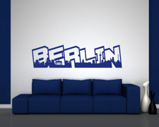 Wandtattoo Berlin Schriftzug