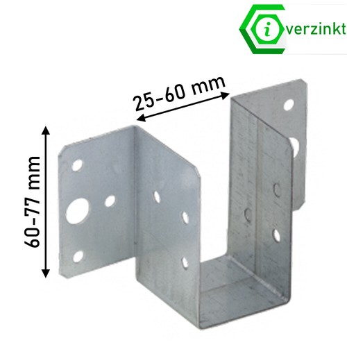 Balkenschuh verzinkt lasche - verzinkt,