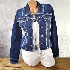 ♥ Jeansjacke Ausgefranst