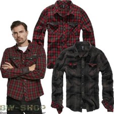 BRANDIT CHECK SHIRT DUNCAN LANGARM HOLZFÄLLERHEMD KARIERT HERREN HEMD FLANELL