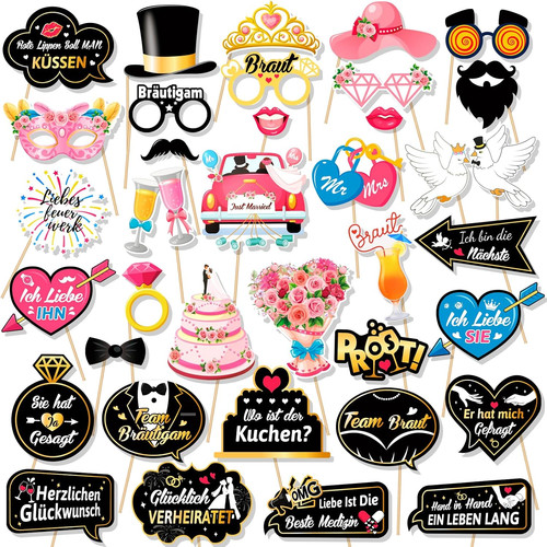 Dpkow 36pcs deutsch hochzeit - deutsch,