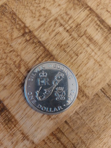 Silbermünze bermuda dollar - bermuda, 1