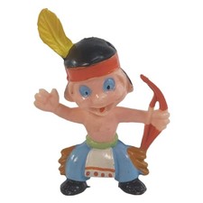 Klein Adlerauge Walt Disney Heimo 60er 70er Jahre Figur 5,5cm Vintage Indianer