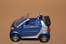 Siku   1042 Smart fortwo  Cabrio Blaumetallic / Silber ohne OVP gebraucht