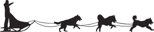 Aufkleber musher - aufkleber,