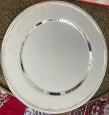 Edle Platzteller versilbert 30