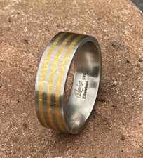 QUINN Edelstahl Ring mit 999