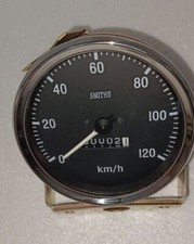 Smiths 100mm Tacho Schwarz