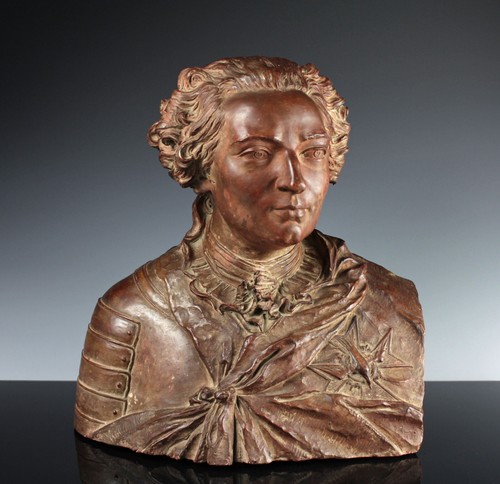 Bedeutende terracotta büste - terracotta,