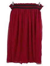 Grace Karin Volantrock Damen Rot Elegant Vintage Bohemian Gr. XL Rüschen
