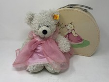 STEIFF 111891 - Teddybär Lotte Prinzessin im Koffer - weiß/beige mit Knopf und F