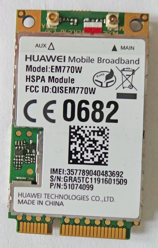 Huawei em770w mini - mini-pcie, modem
