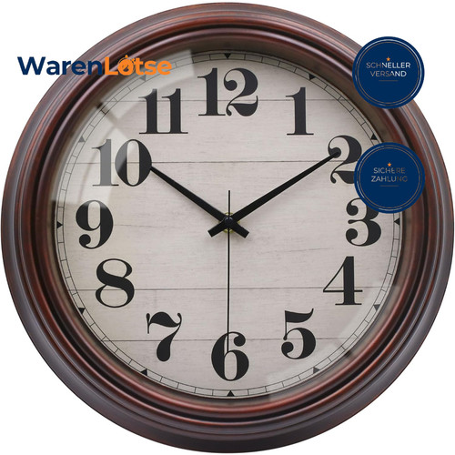 Wanduhr 23cm lautlos - wanduhr,